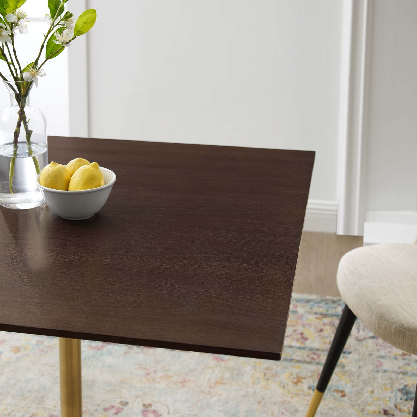 Modway Lippa 36" Square Wood Dining Table | Dining Tables | Modishstore-6