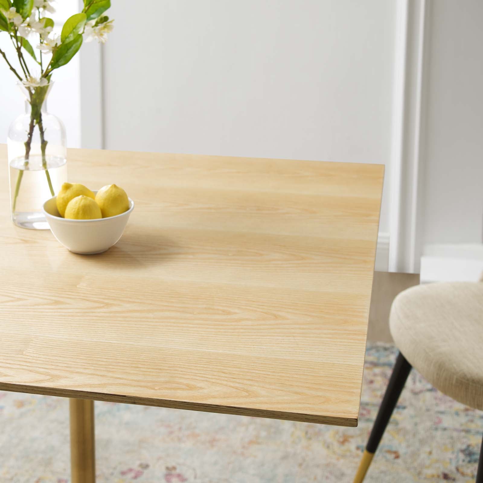 Modway Lippa 36" Square Wood Dining Table | Dining Tables | Modishstore-6