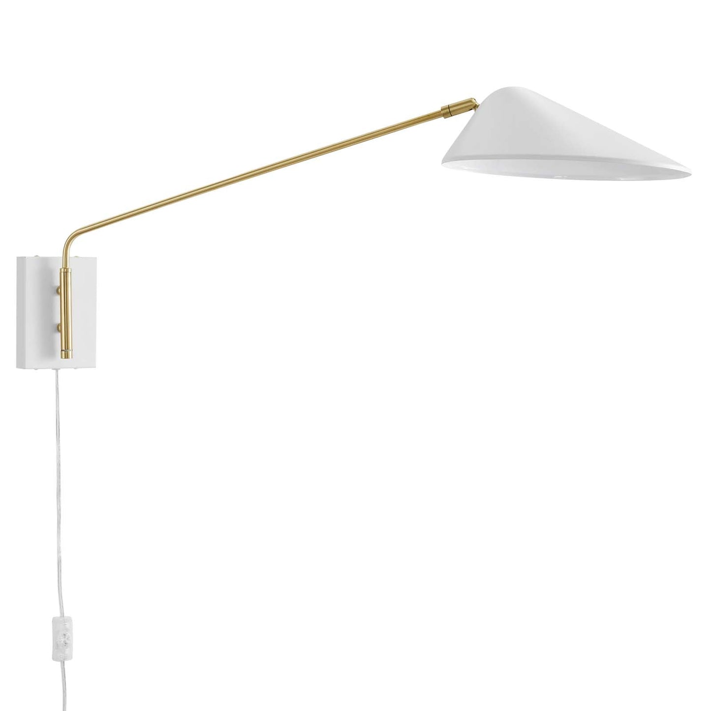 Modway Journey 24" Swing Arm Wall Sconce | Wall Lamps | Modishstore-8