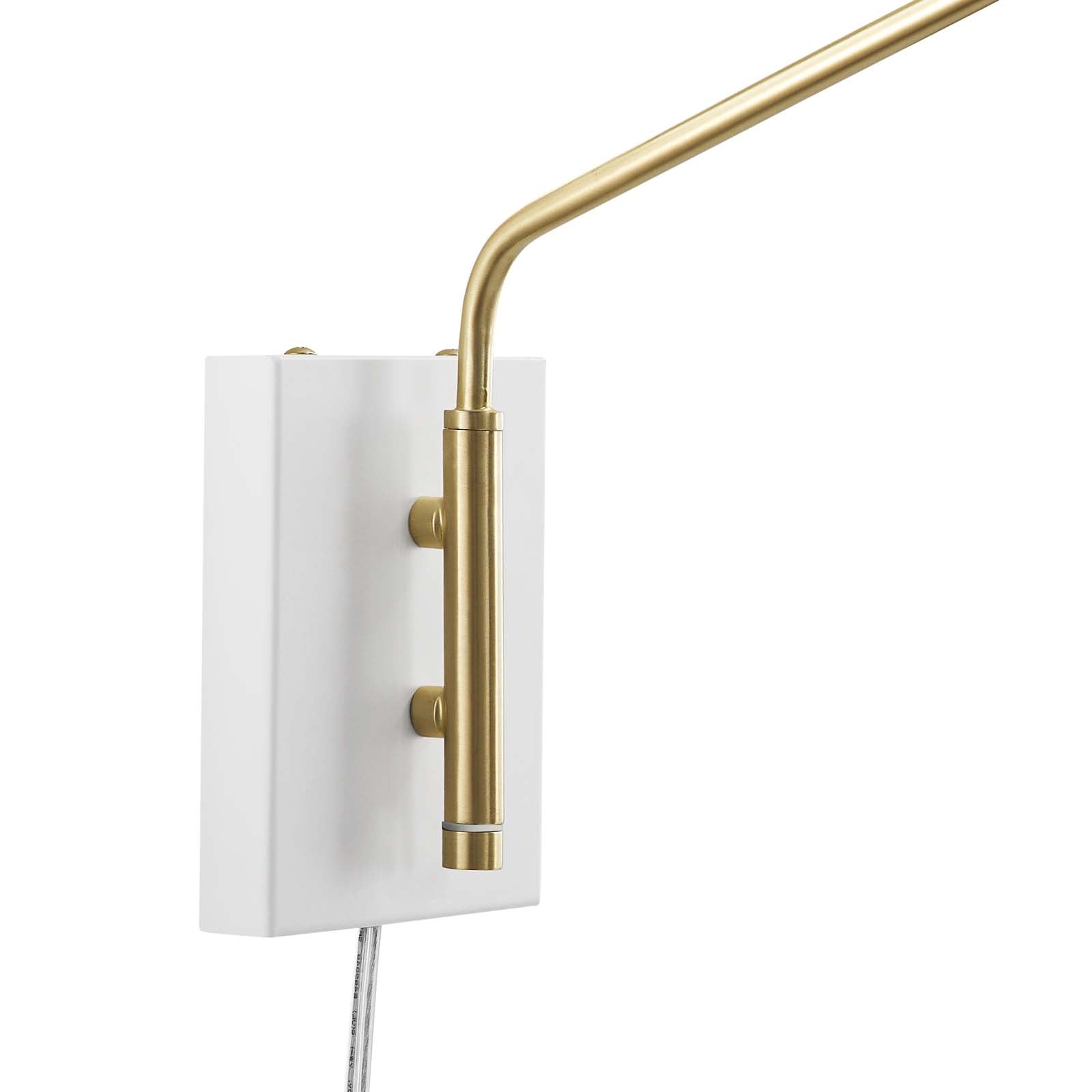 Modway Journey 24" Swing Arm Wall Sconce | Wall Lamps | Modishstore-11