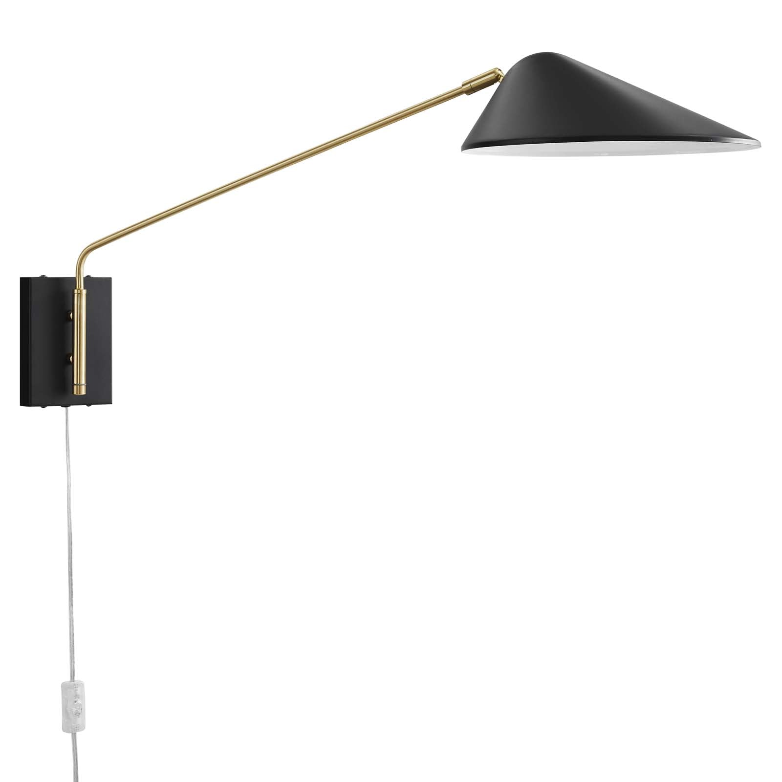 Modway Journey 24" Swing Arm Wall Sconce | Wall Lamps | Modishstore