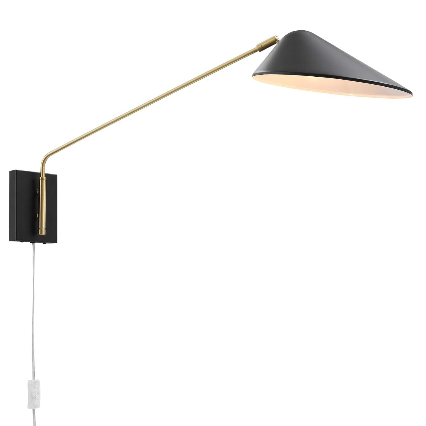 Modway Journey 24" Swing Arm Wall Sconce | Wall Lamps | Modishstore-2