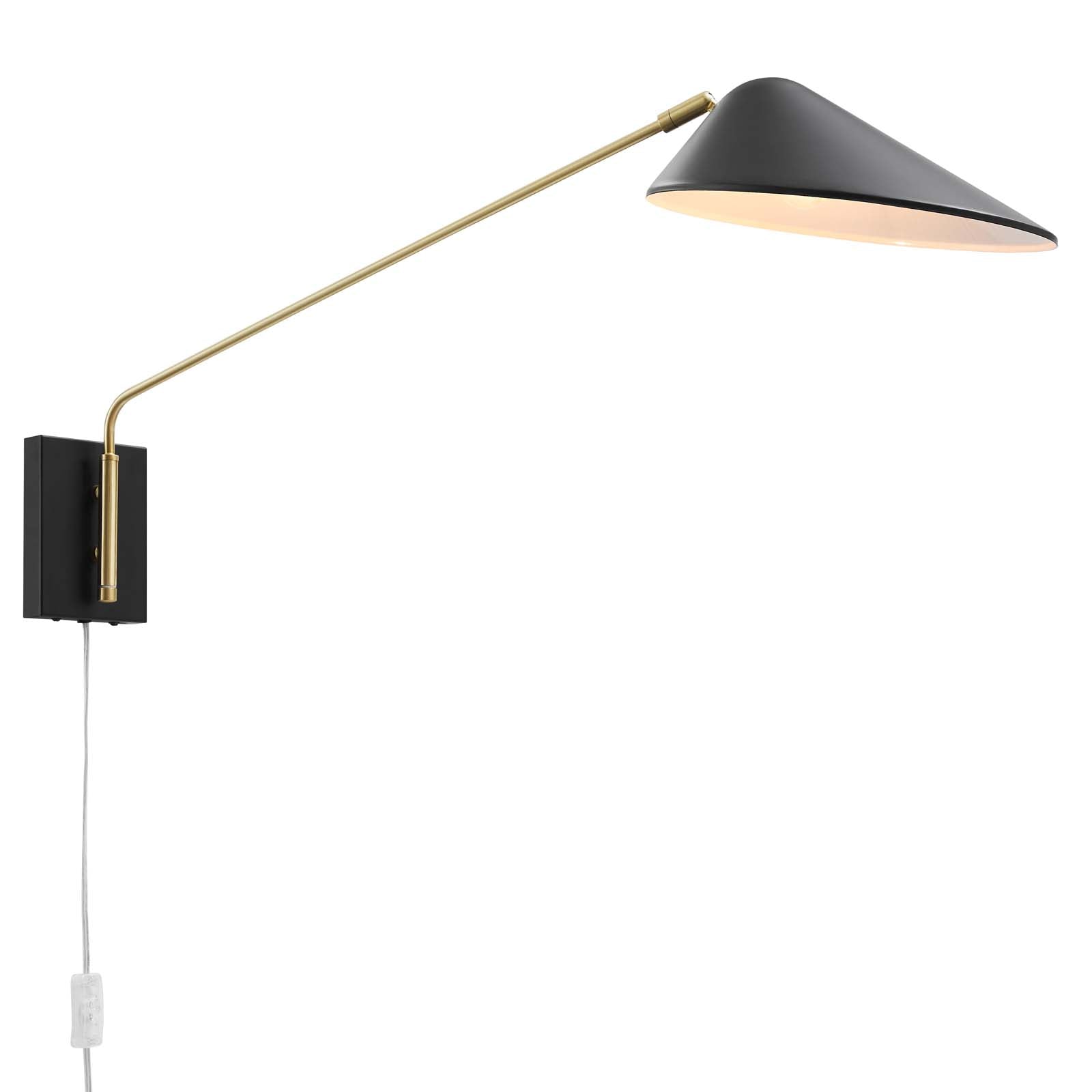 Modway Journey 24" Swing Arm Wall Sconce | Wall Lamps | Modishstore-2