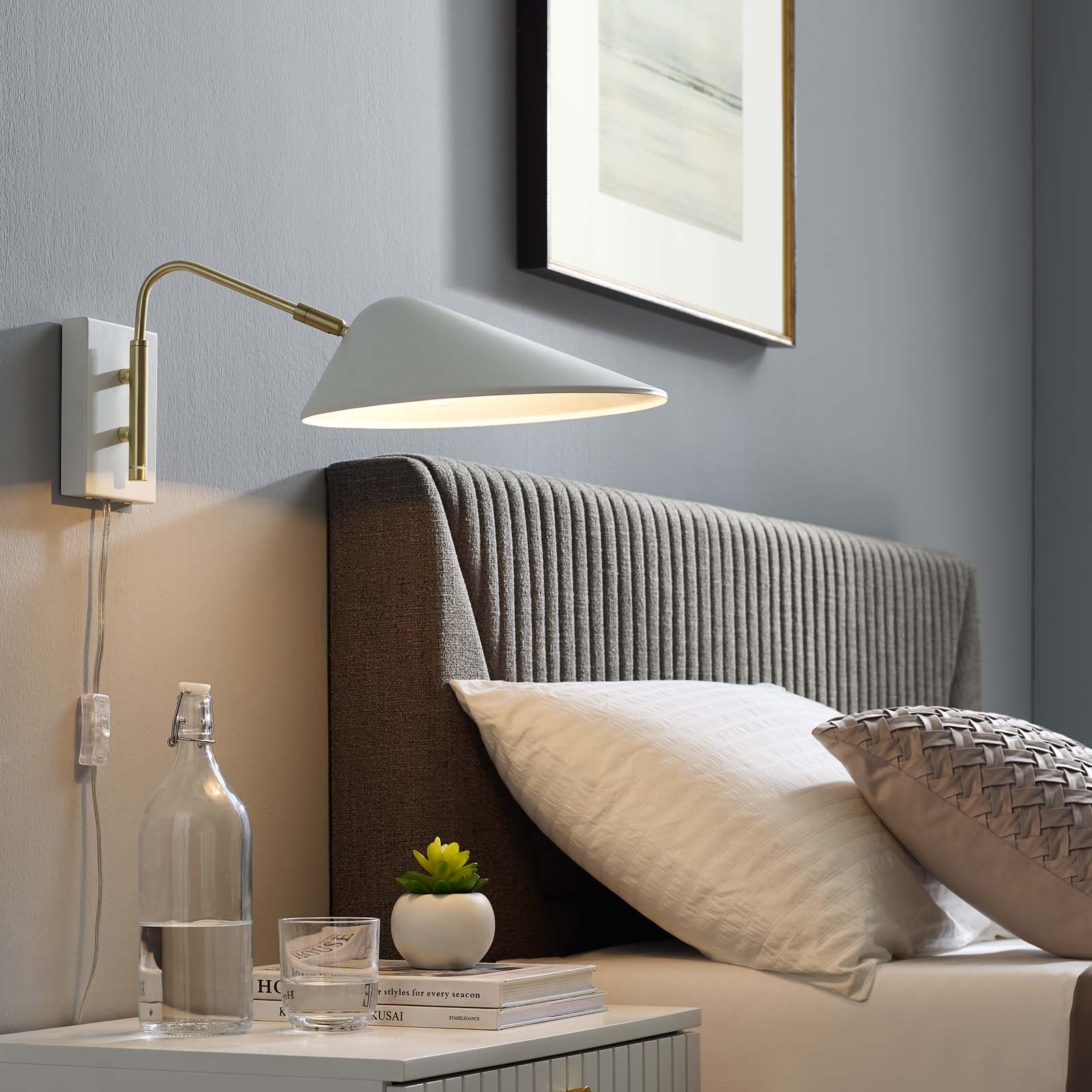 Modway Journey 7" Swing Arm Wall Sconce | Wall Lamps | Modishstore-9