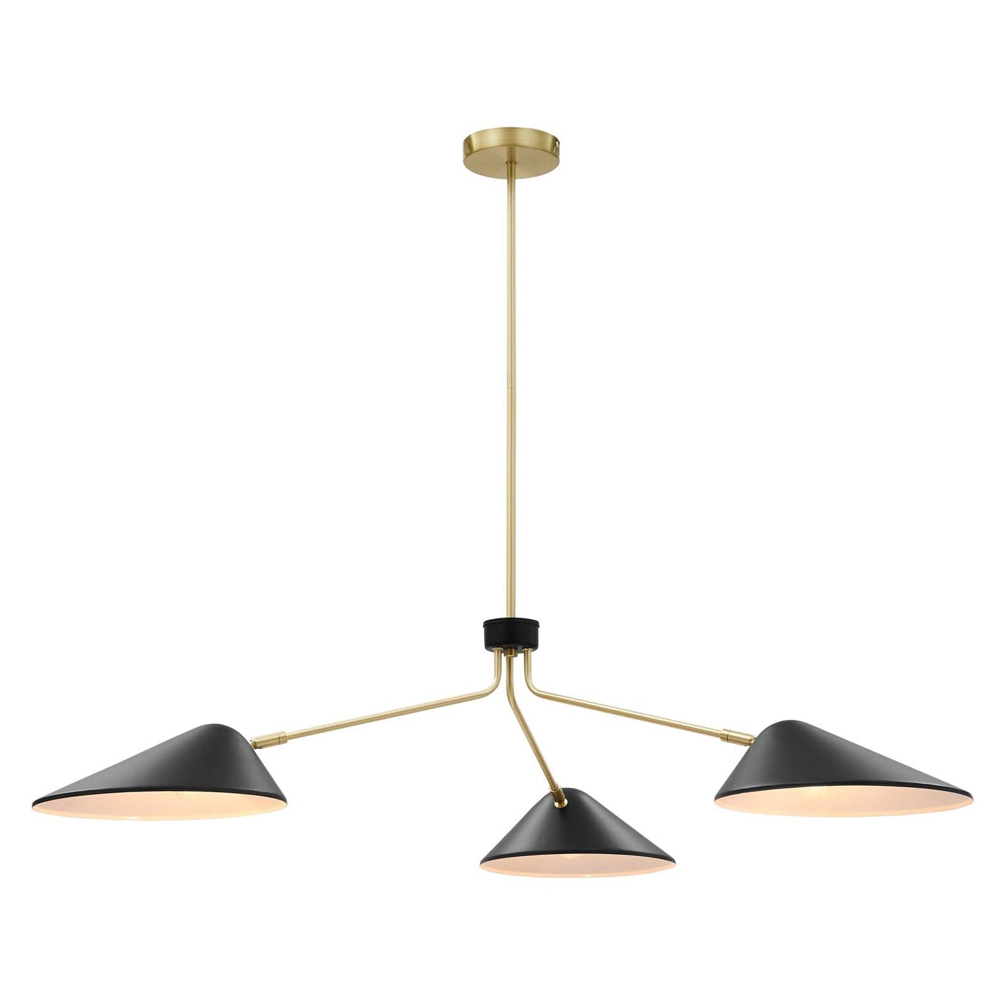 Modway Journey 3-Light 14" Arm Pendant | Pendant Lamps | Modishstore-2