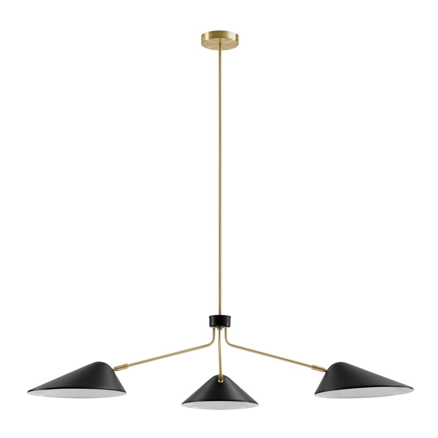 Modway Journey 3-Light 14" Arm Pendant | Pendant Lamps | Modishstore-3
