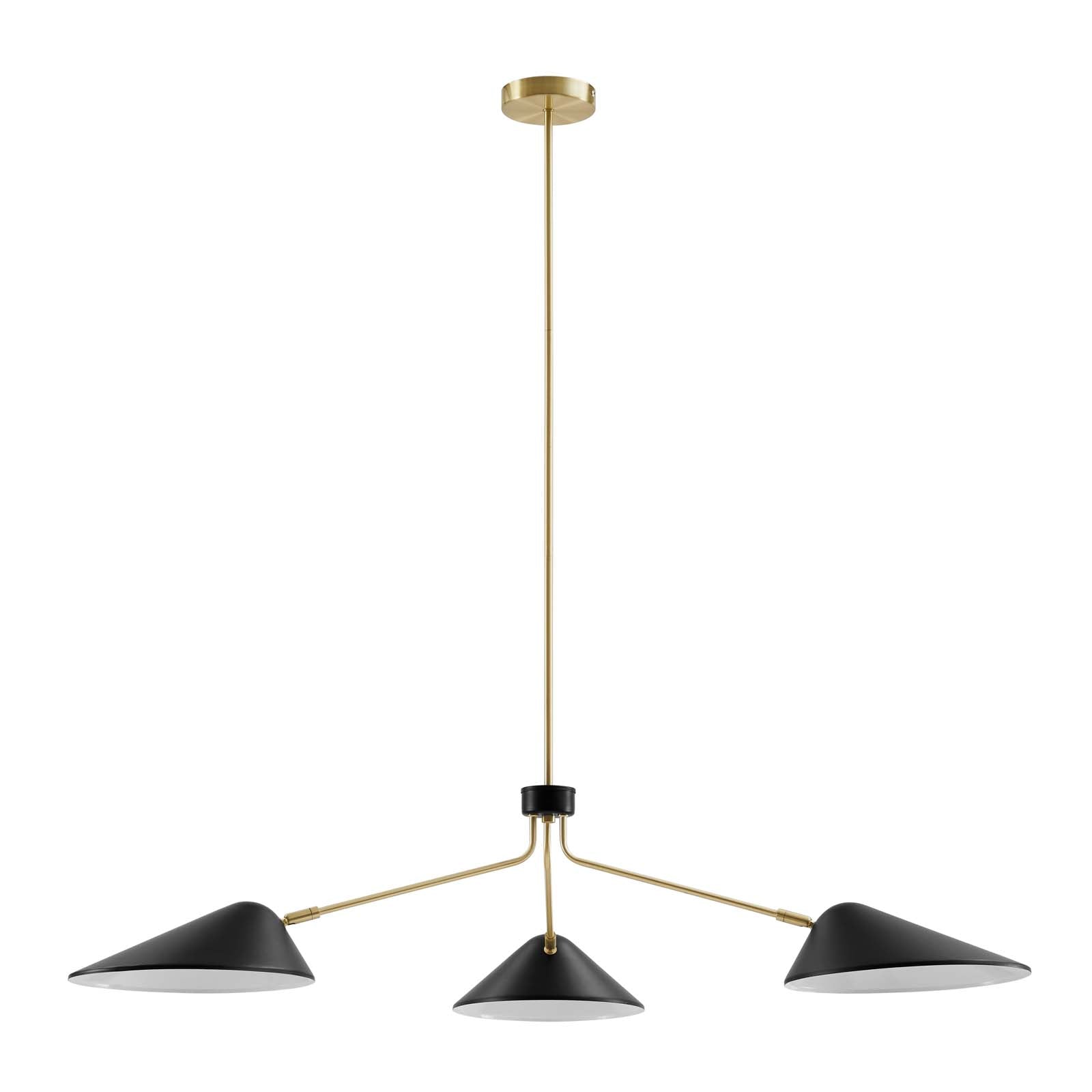 Modway Journey 3-Light 14" Arm Pendant | Pendant Lamps | Modishstore-3