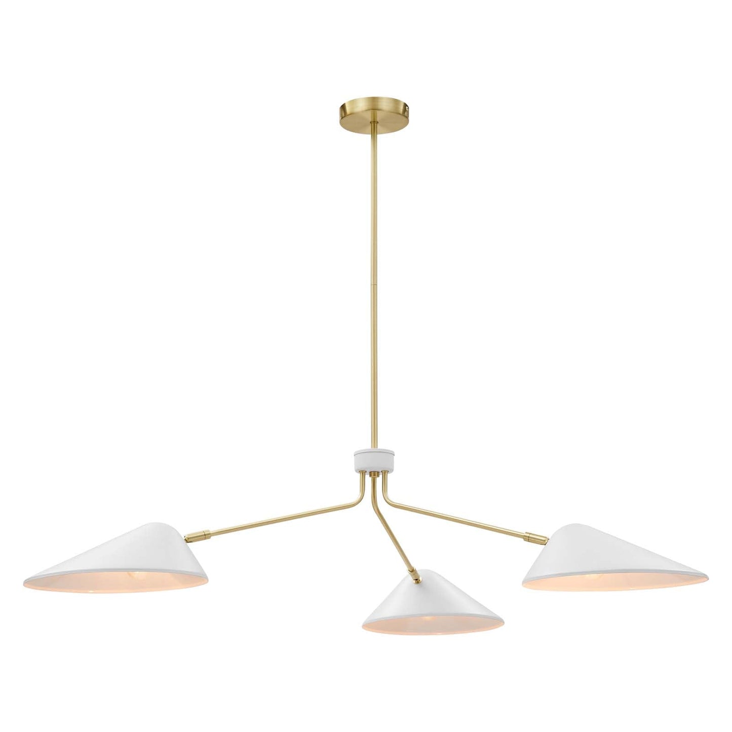Modway Journey 3-Light 14" Arm Pendant | Pendant Lamps | Modishstore-9