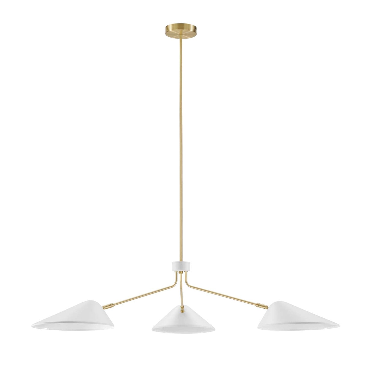 Modway Journey 3-Light 14" Arm Pendant | Pendant Lamps | Modishstore-10