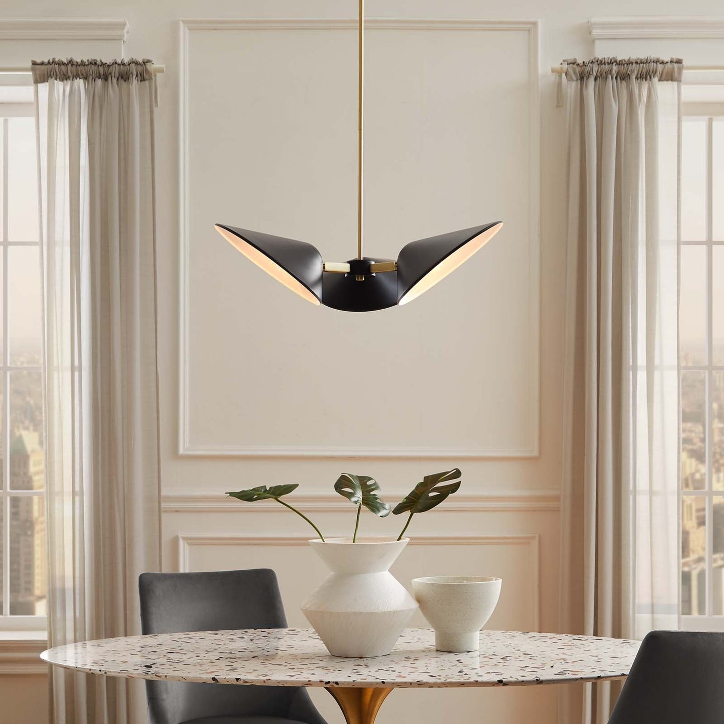 Modway Journey 3-Light 3" Arm Pendant | Pendant Lamps | Modishstore
