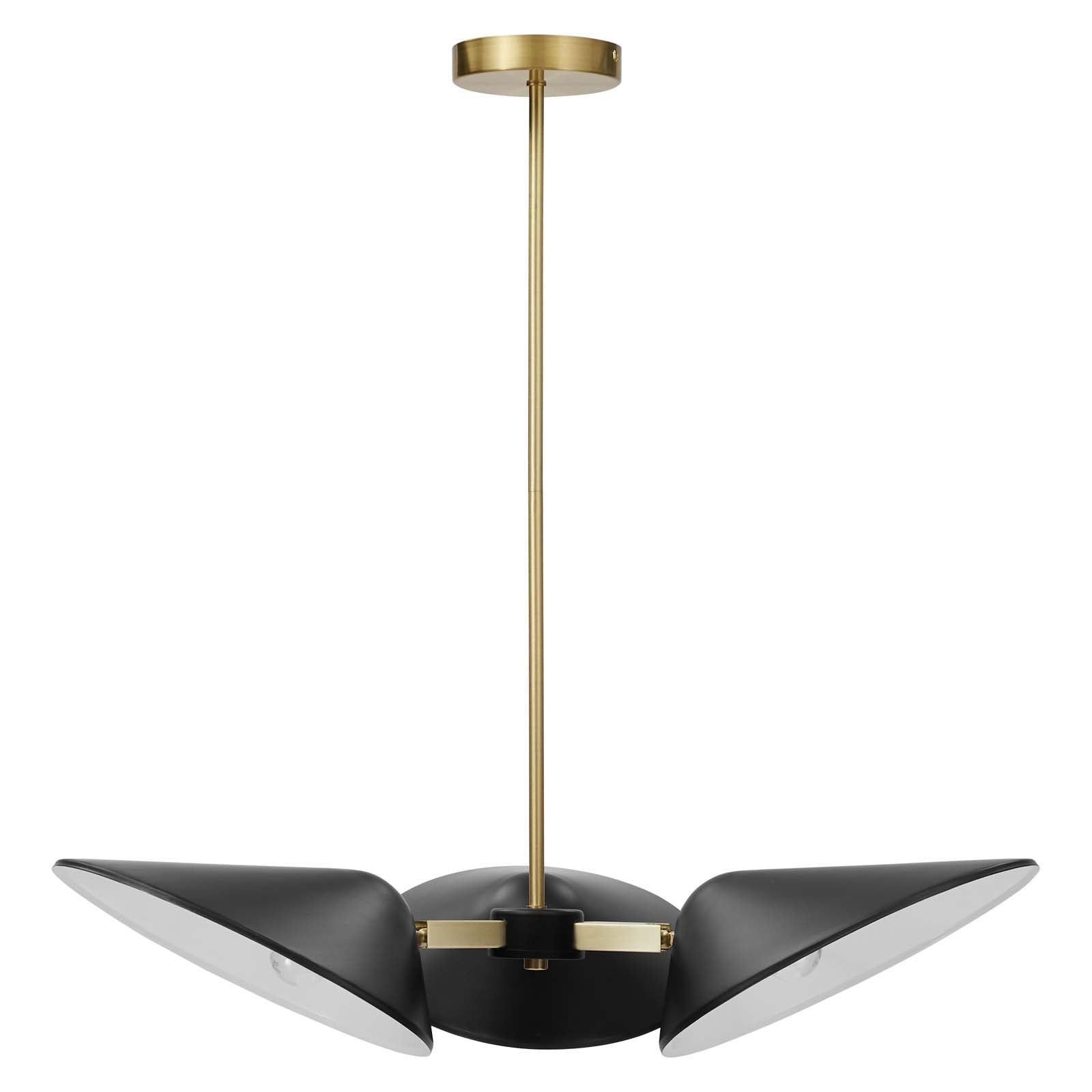 Modway Journey 3-Light 3" Arm Pendant | Pendant Lamps | Modishstore-3