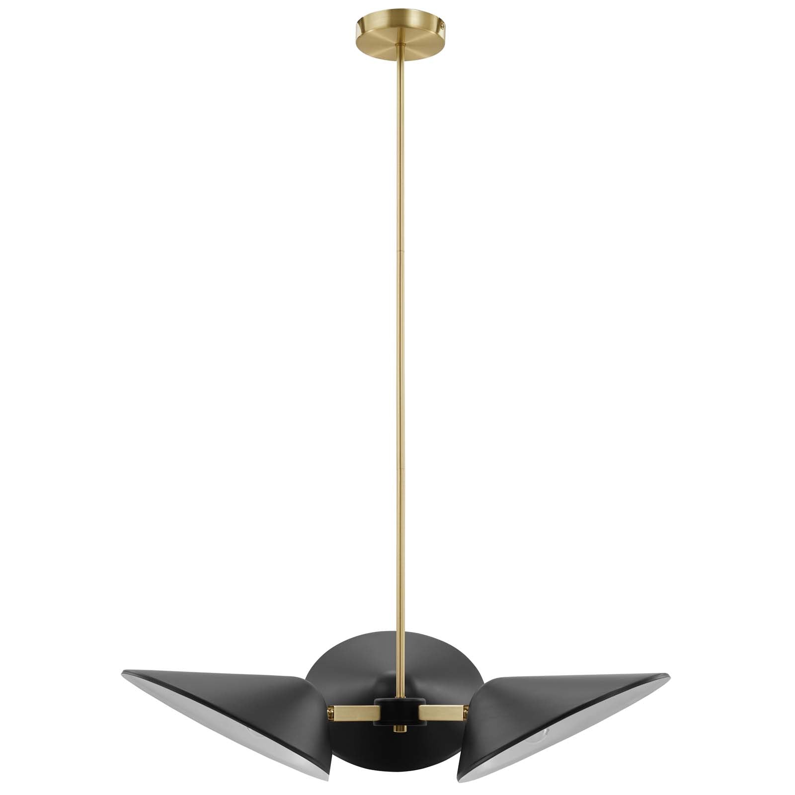 Modway Journey 3-Light 3" Arm Pendant | Pendant Lamps | Modishstore-4