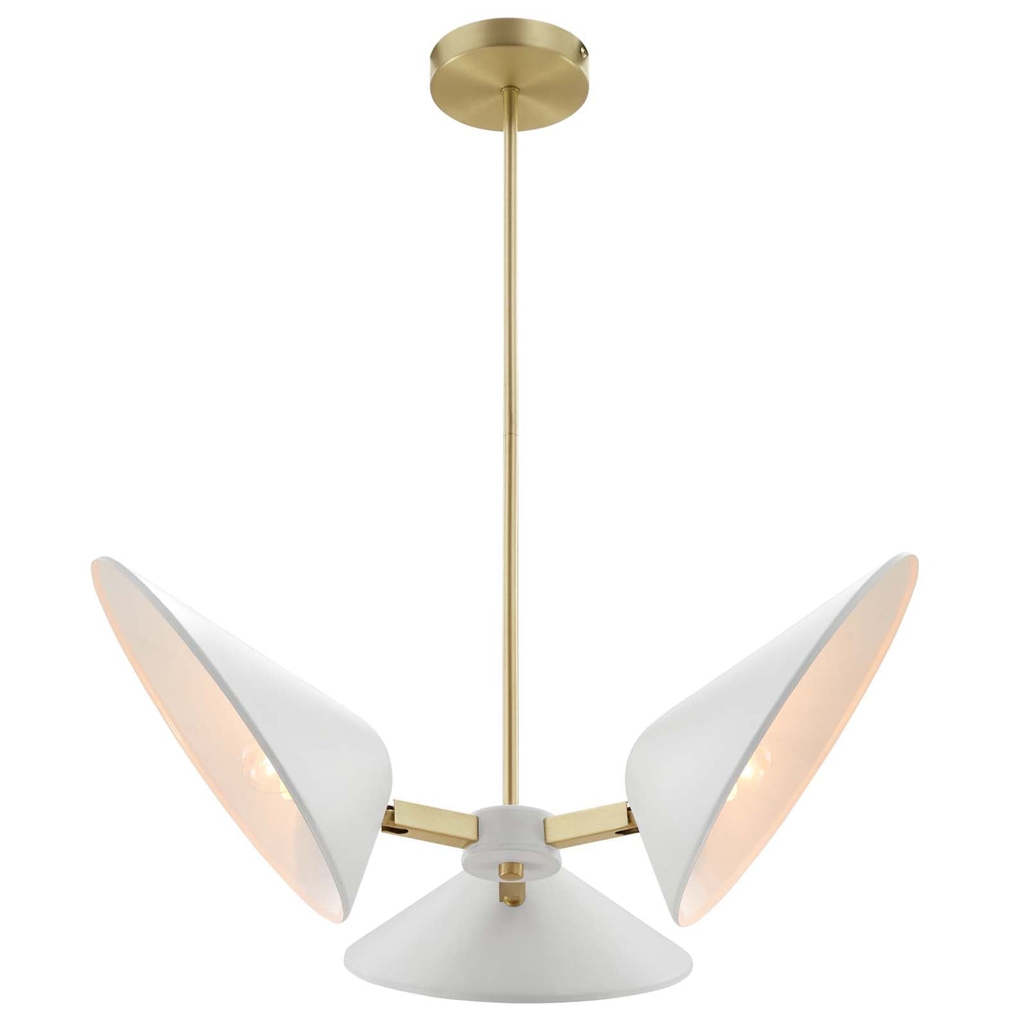Modway Journey 3-Light 3" Arm Pendant | Pendant Lamps | Modishstore-10