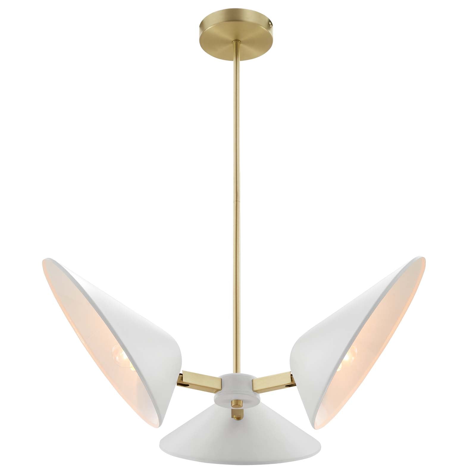 Modway Journey 3-Light 3" Arm Pendant | Pendant Lamps | Modishstore-10