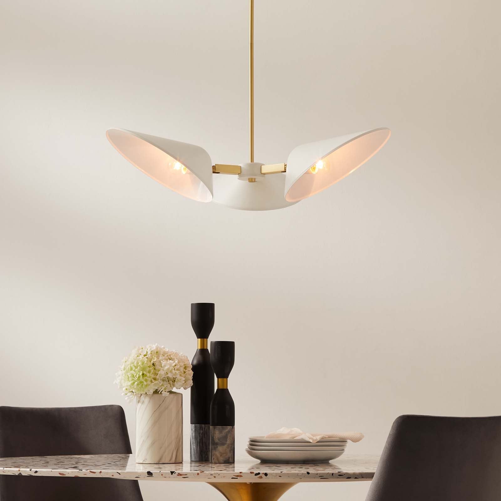 Modway Journey 3-Light 3" Arm Pendant | Pendant Lamps | Modishstore-9