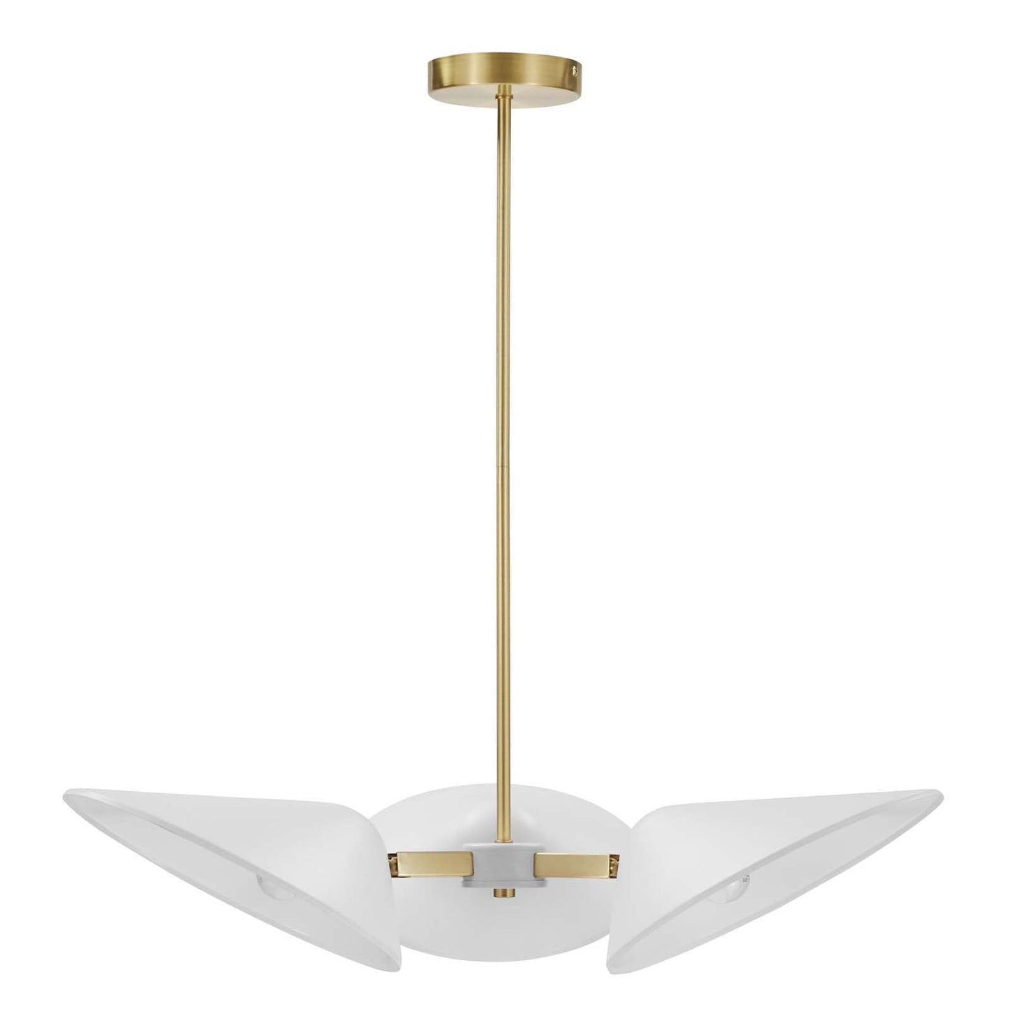 Modway Journey 3-Light 3" Arm Pendant | Pendant Lamps | Modishstore-11