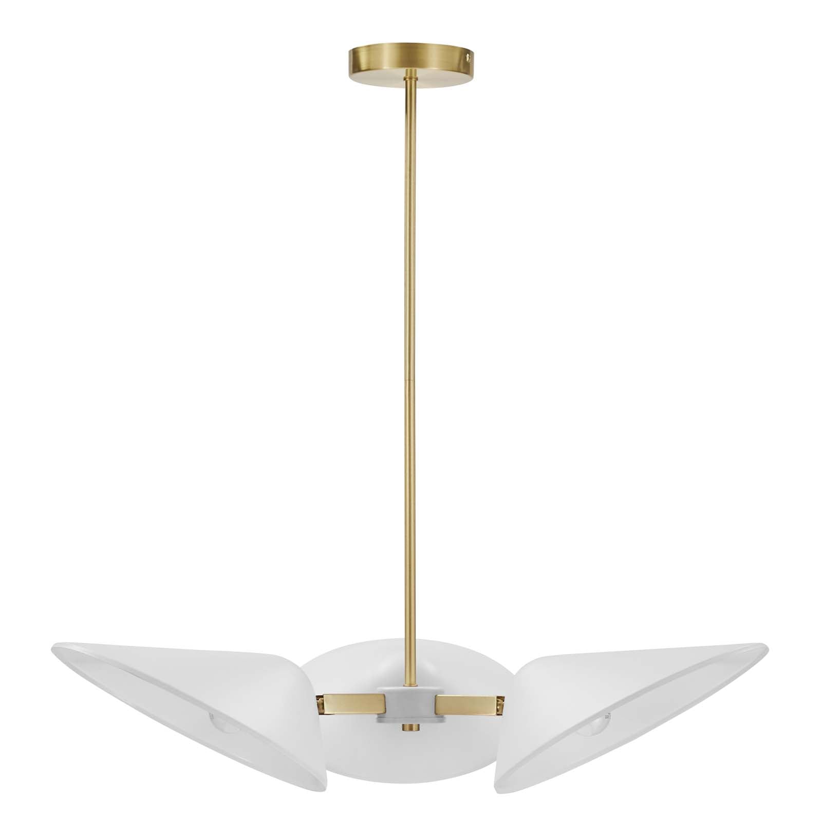 Modway Journey 3-Light 3" Arm Pendant | Pendant Lamps | Modishstore-11