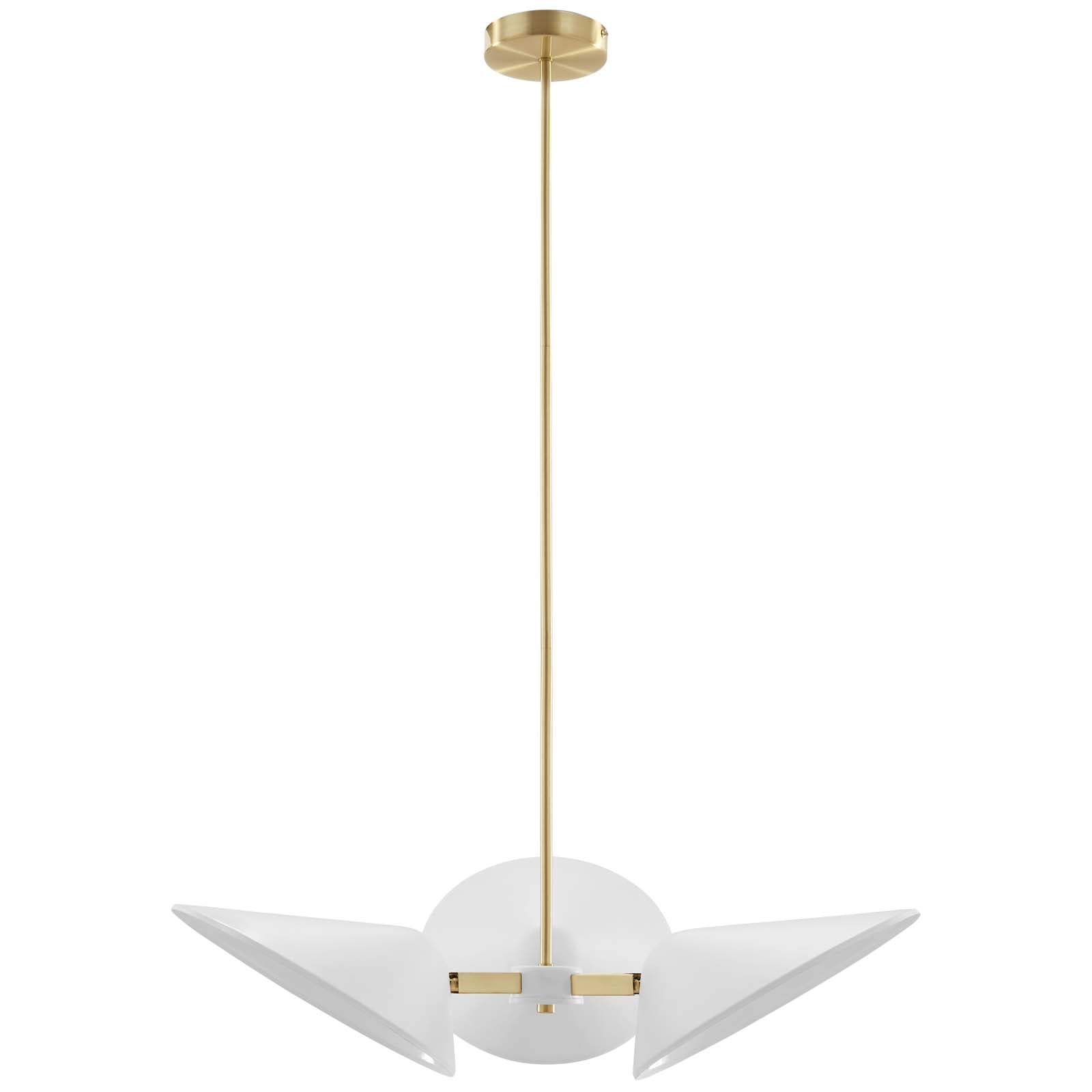 Modway Journey 3-Light 3" Arm Pendant | Pendant Lamps | Modishstore-12