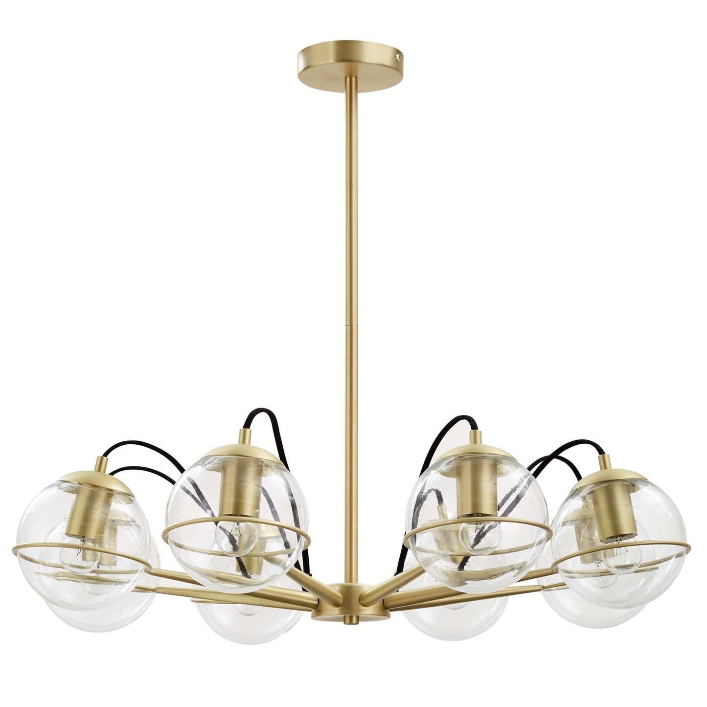 Modway Hanna 8-Light Chandelier | Pendant Lamps | 