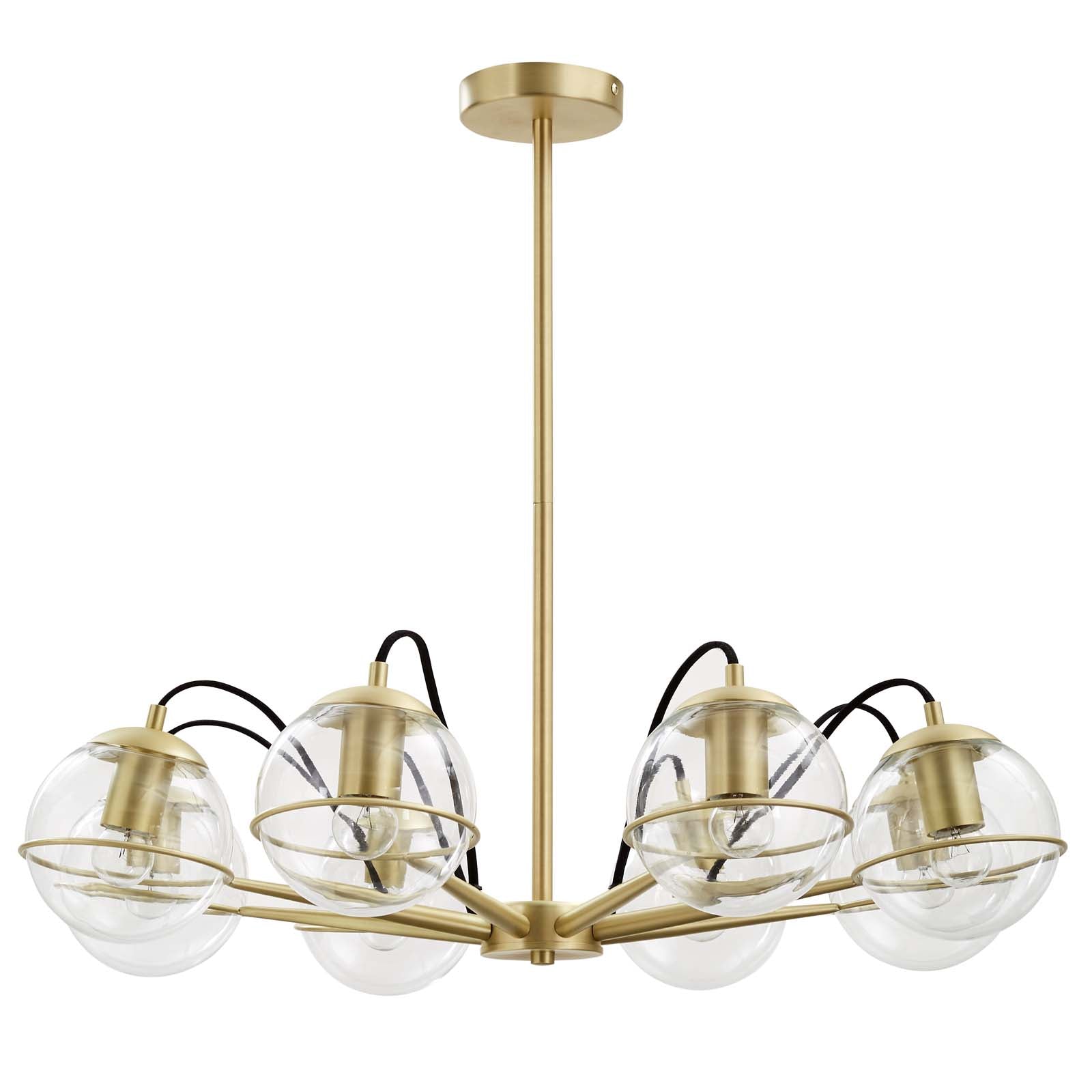 Modway Hanna 8-Light Chandelier | Pendant Lamps | 