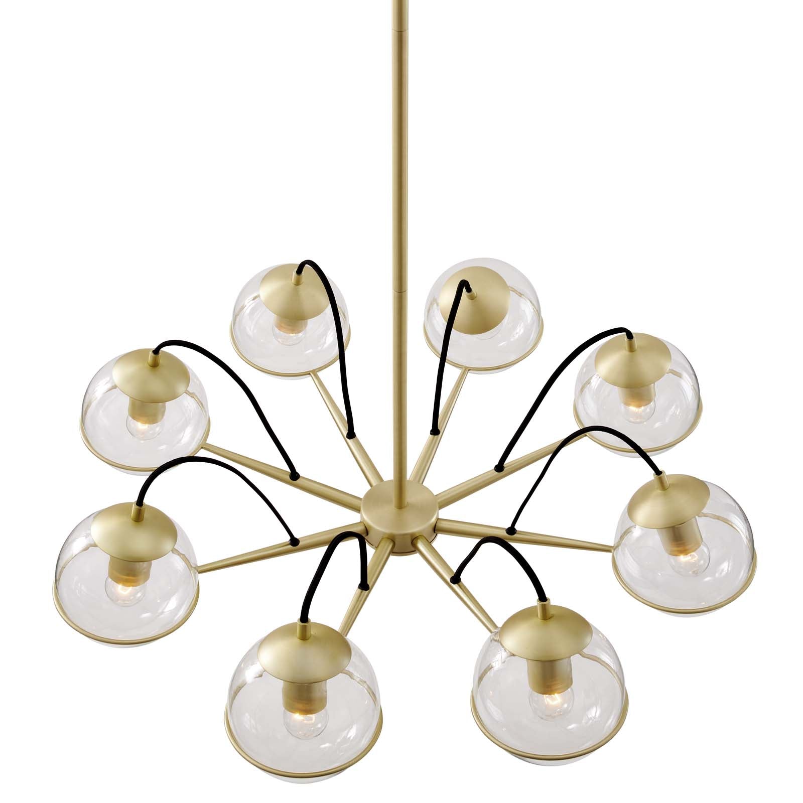 Modway Hanna 8-Light Chandelier | Pendant Lamps | 