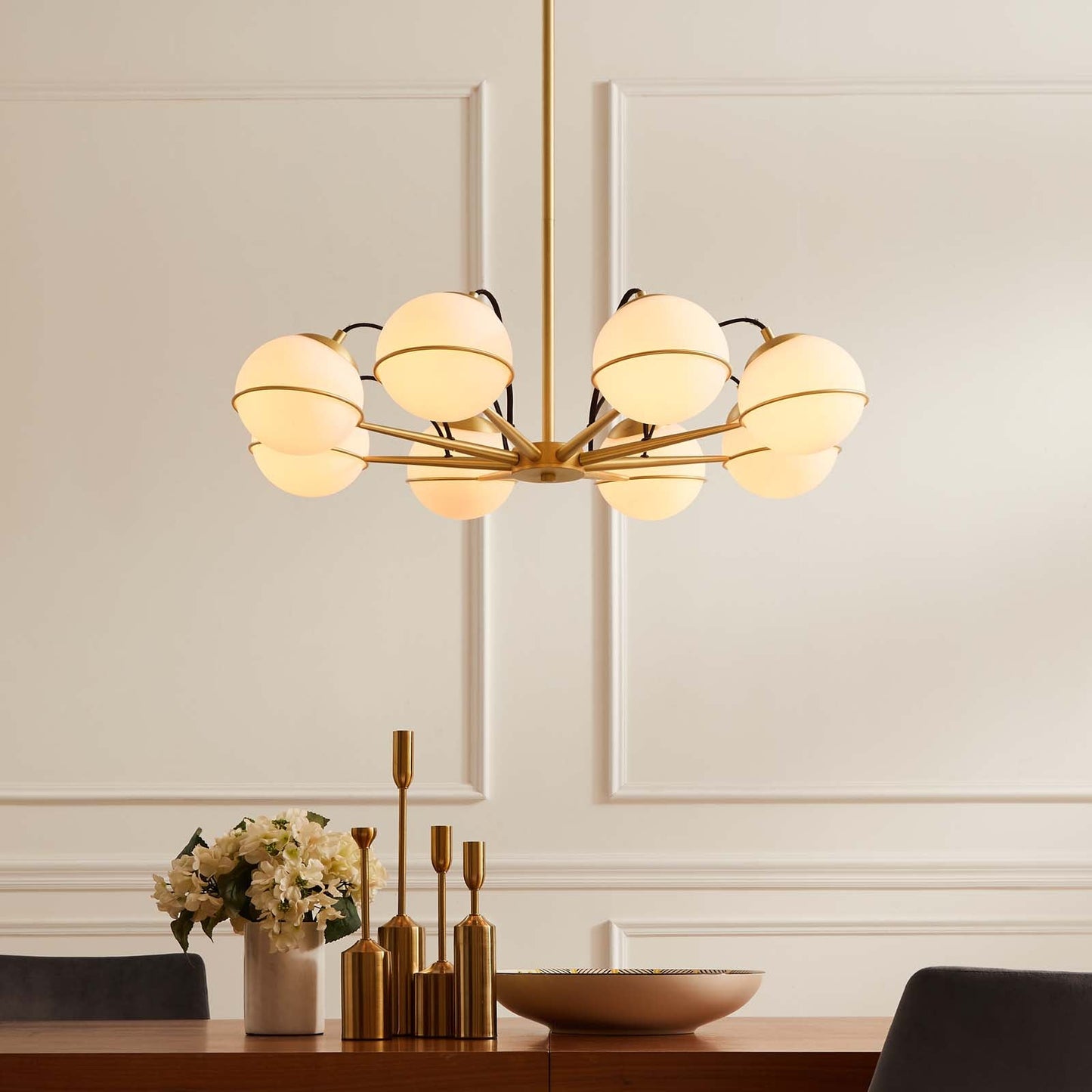 Modway Hanna 8-Light Chandelier | Pendant Lamps | 