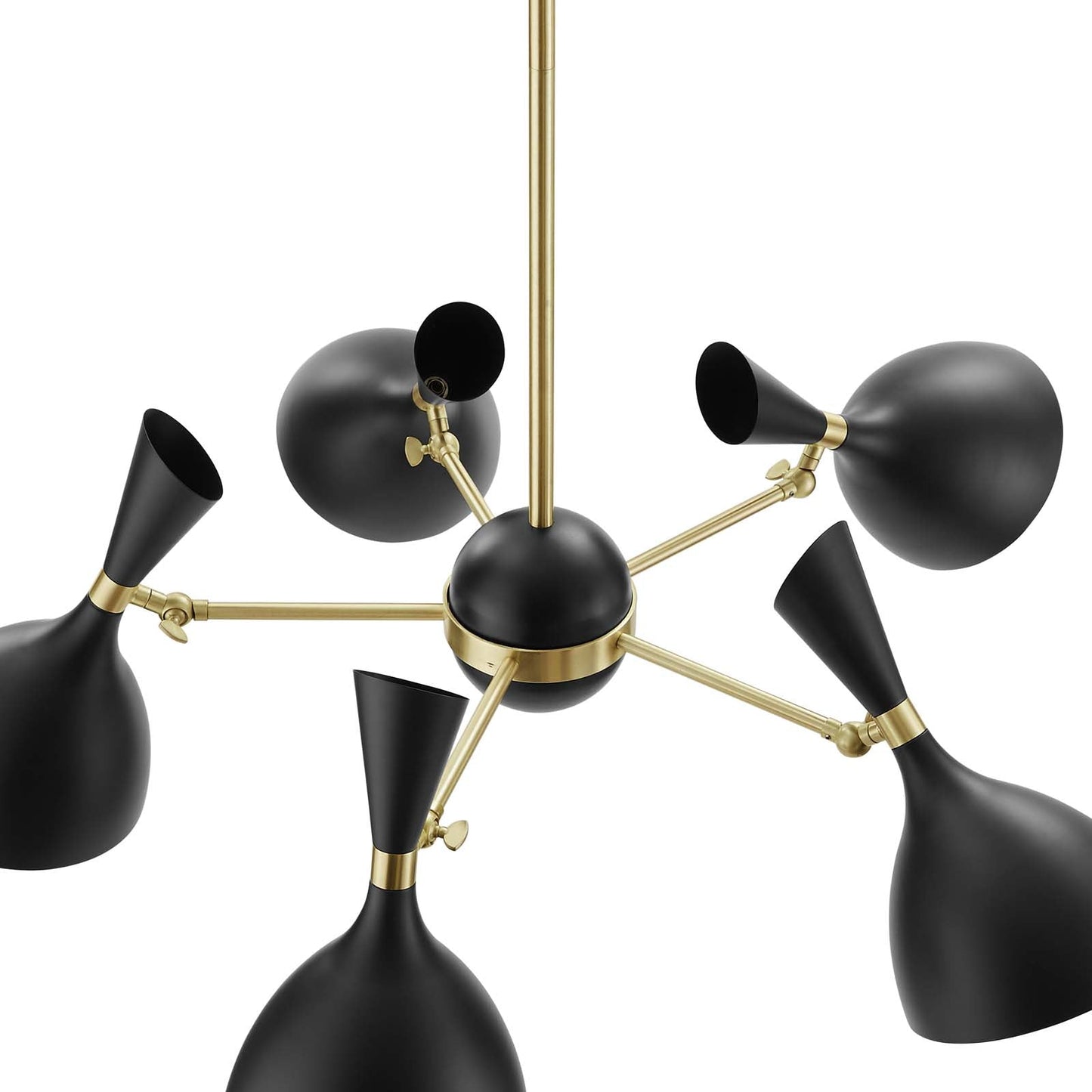 Modway Declare 5-Light 6" Arm Pendant | Pendant Lamps | 