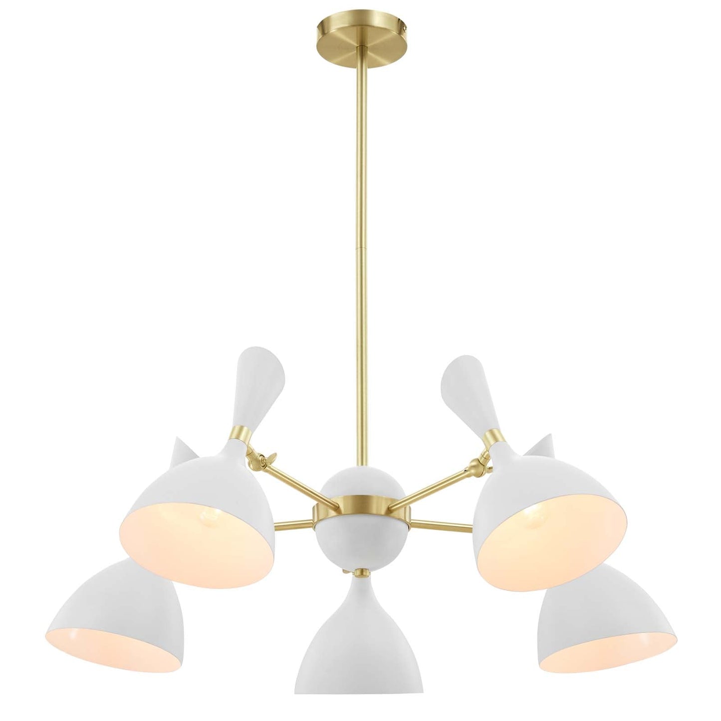 Modway Declare 5-Light 6" Arm Pendant | Pendant Lamps | -9