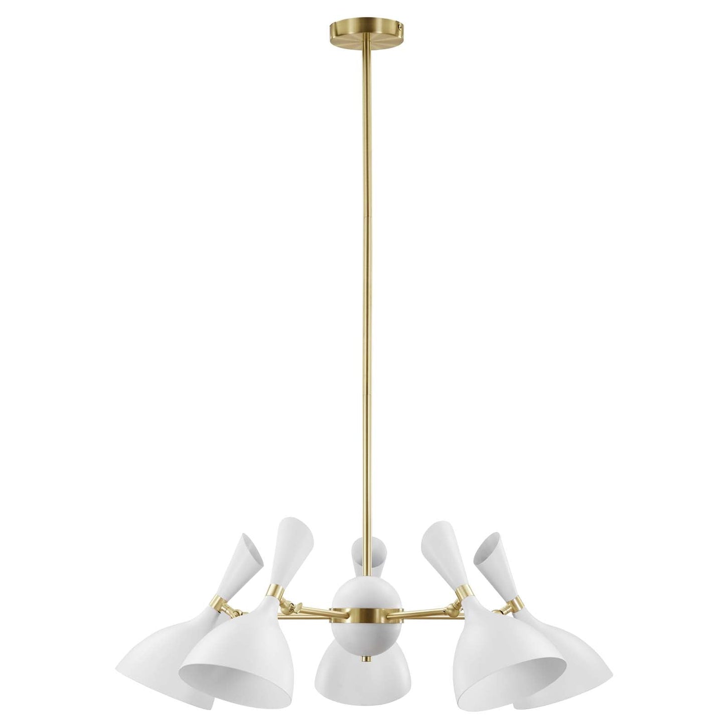 Modway Declare 5-Light 6" Arm Pendant | Pendant Lamps | -10