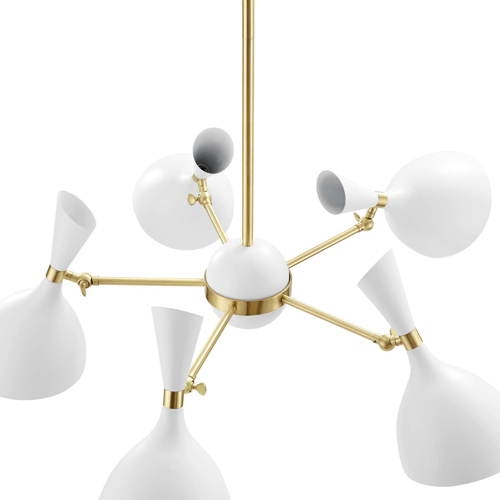 Modway Declare 5-Light 6" Arm Pendant | Pendant Lamps | -11