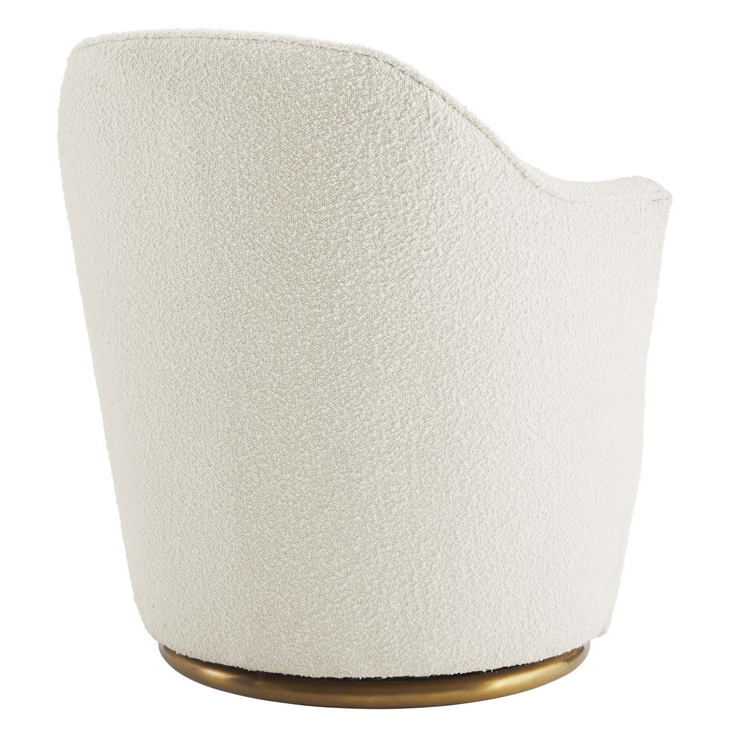 Nora Boucle Upholstered Swivel Chair By Modway | Armchairs | Modishstore-4