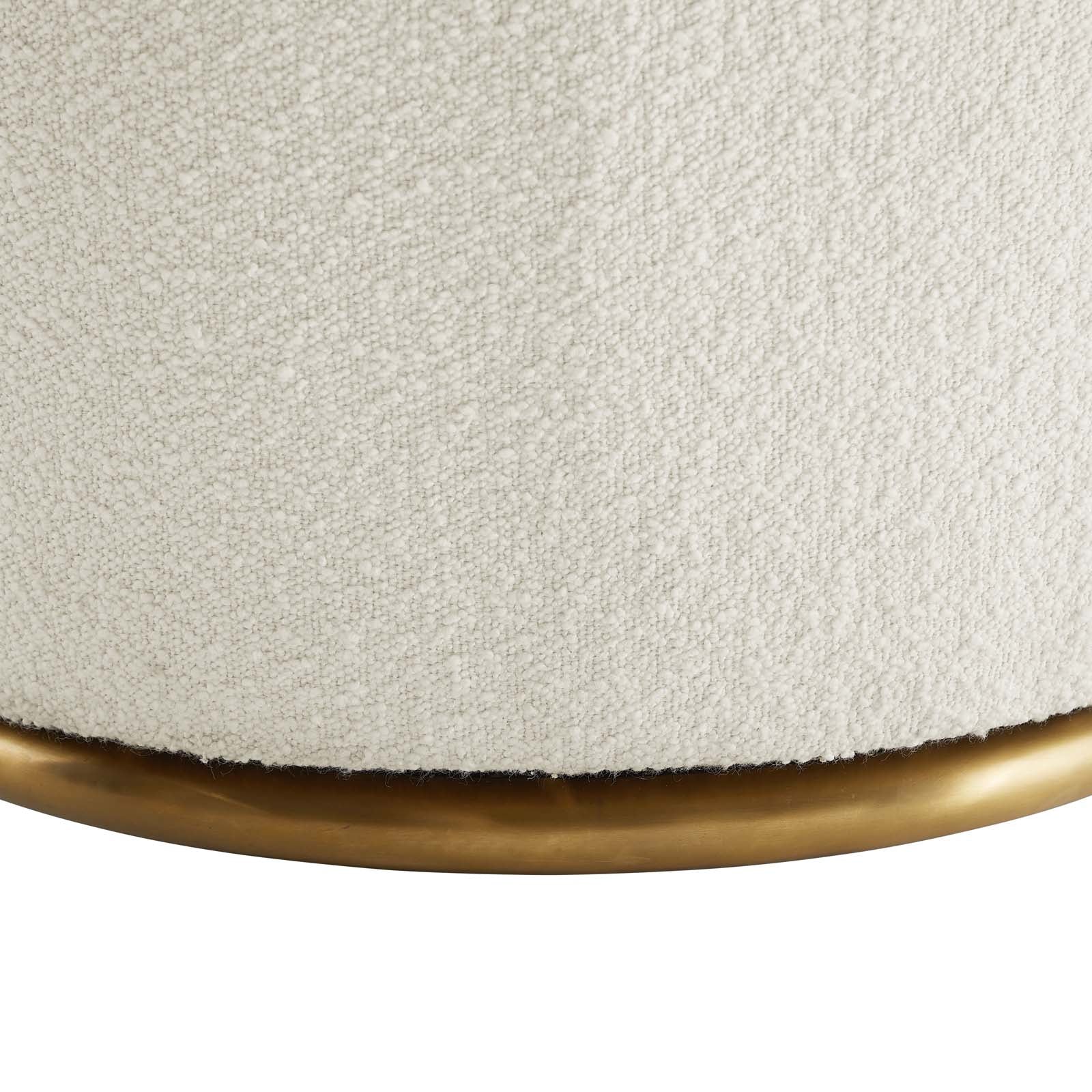 Nora Boucle Upholstered Swivel Chair By Modway | Armchairs | Modishstore-5