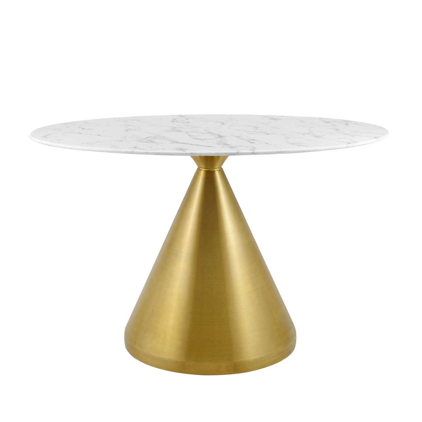 Modway Tupelo 48" Oval Artificial Marble Dining Table | Dining Tables | Modishstore