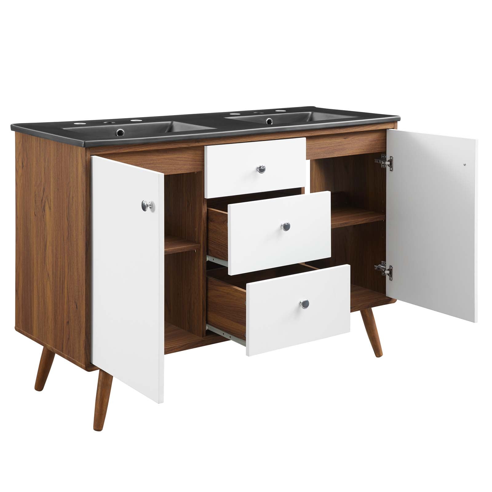 Modway Transmit 48" Double Sink Bathroom Vanity | Bathroom Accessories | Modishstore-3