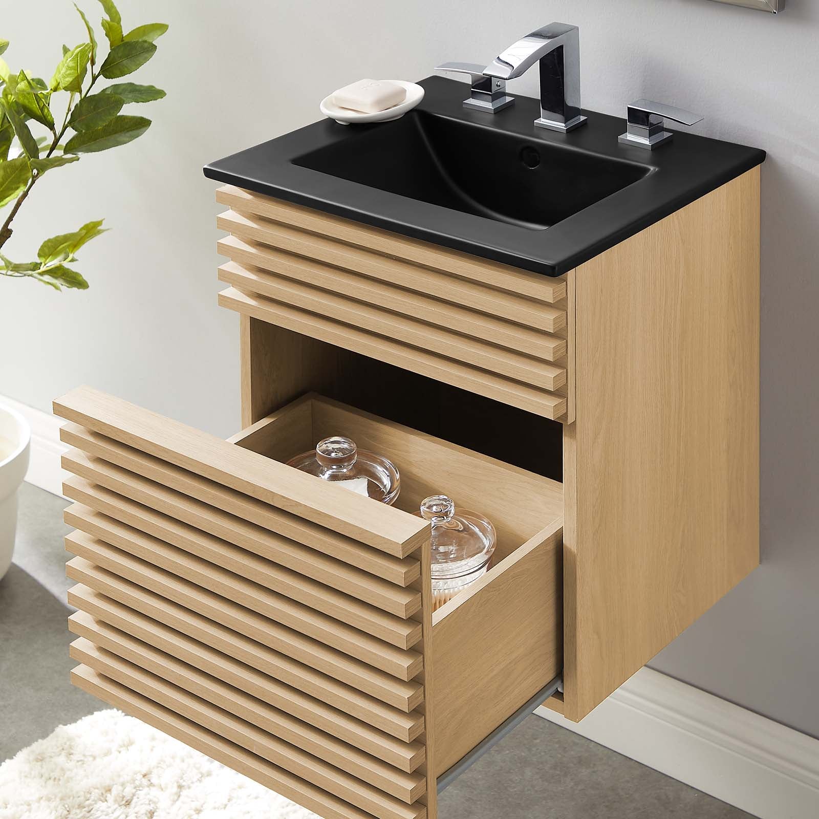 Modway Render 18" Wall-Mount Bathroom Vanity | Bathroom Accessories | Modishstore-23
