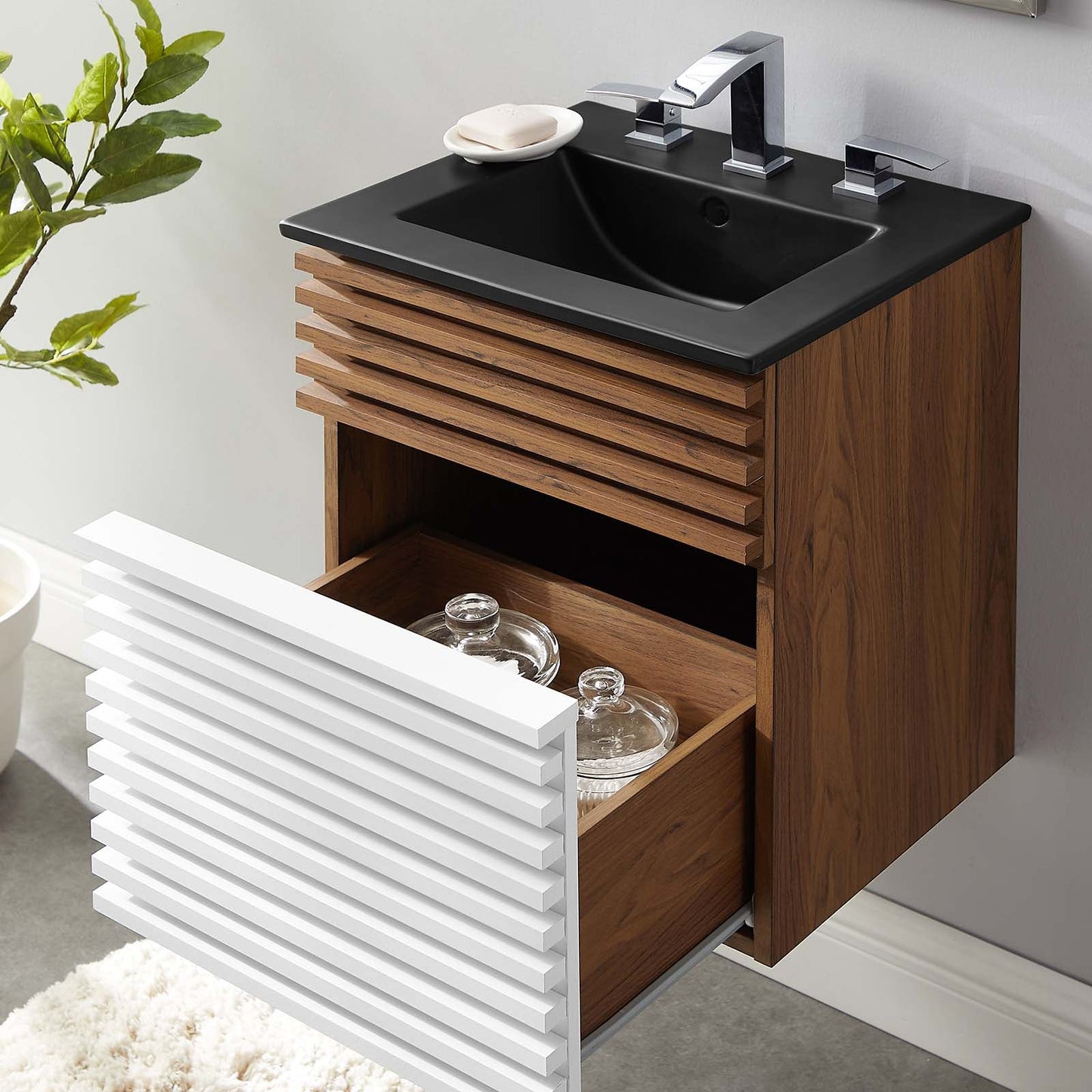 Modway Render 18" Wall-Mount Bathroom Vanity | Bathroom Accessories | Modishstore-32