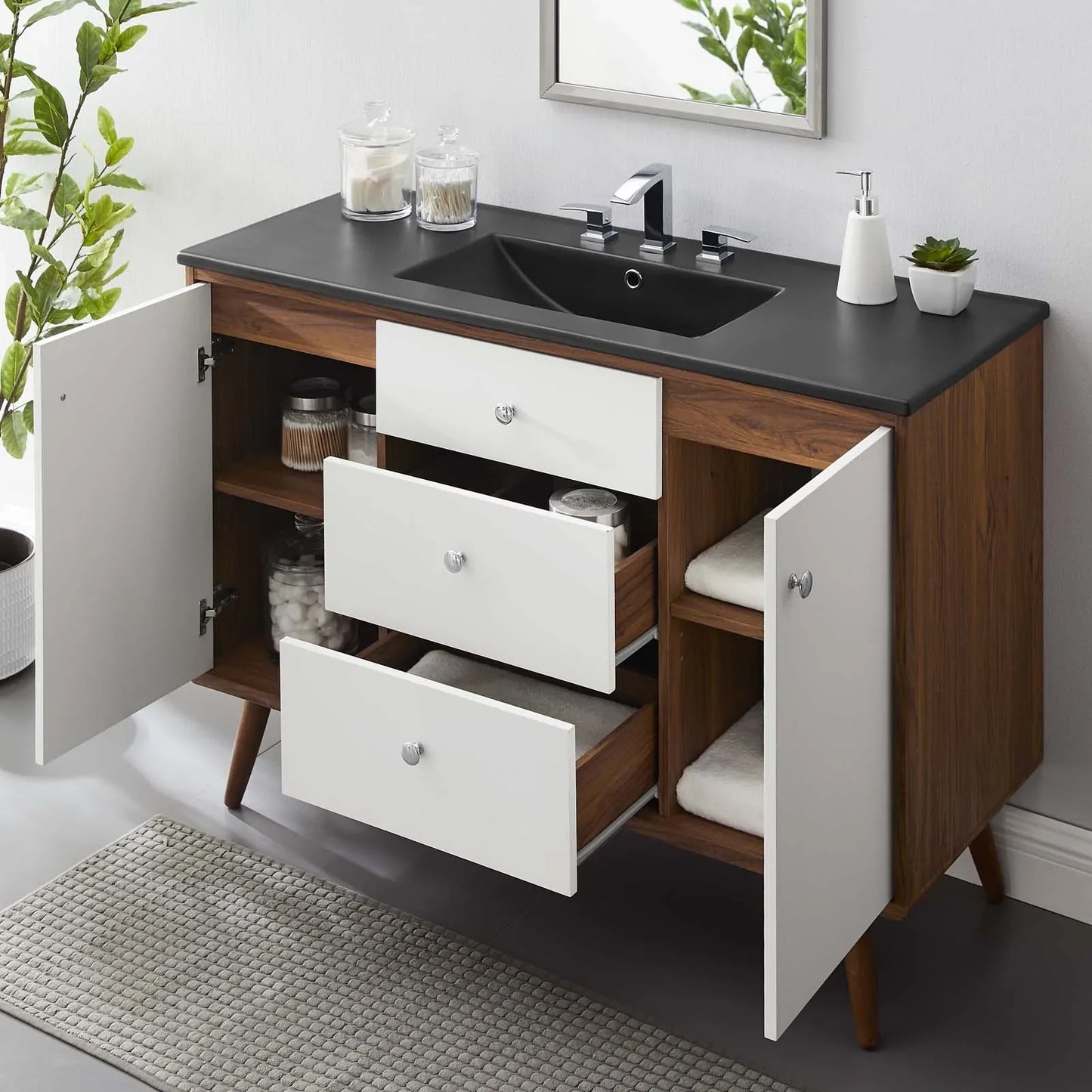 Modway Transmit 48" Single Sink Bathroom Vanity - EEI-5397 | Bathroom Accessories | Modishstore-2