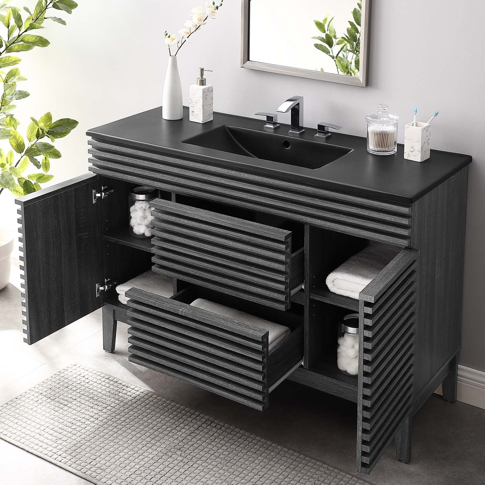 Modway Render 48" Single Sink Bathroom Vanity | Bathroom Accessories | Modishstore-13