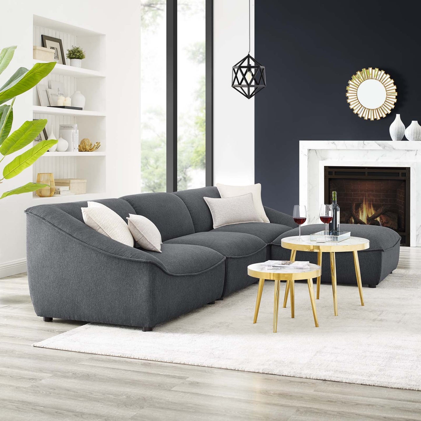 Modway Comprise 4-Piece Living Room Set | Sofas