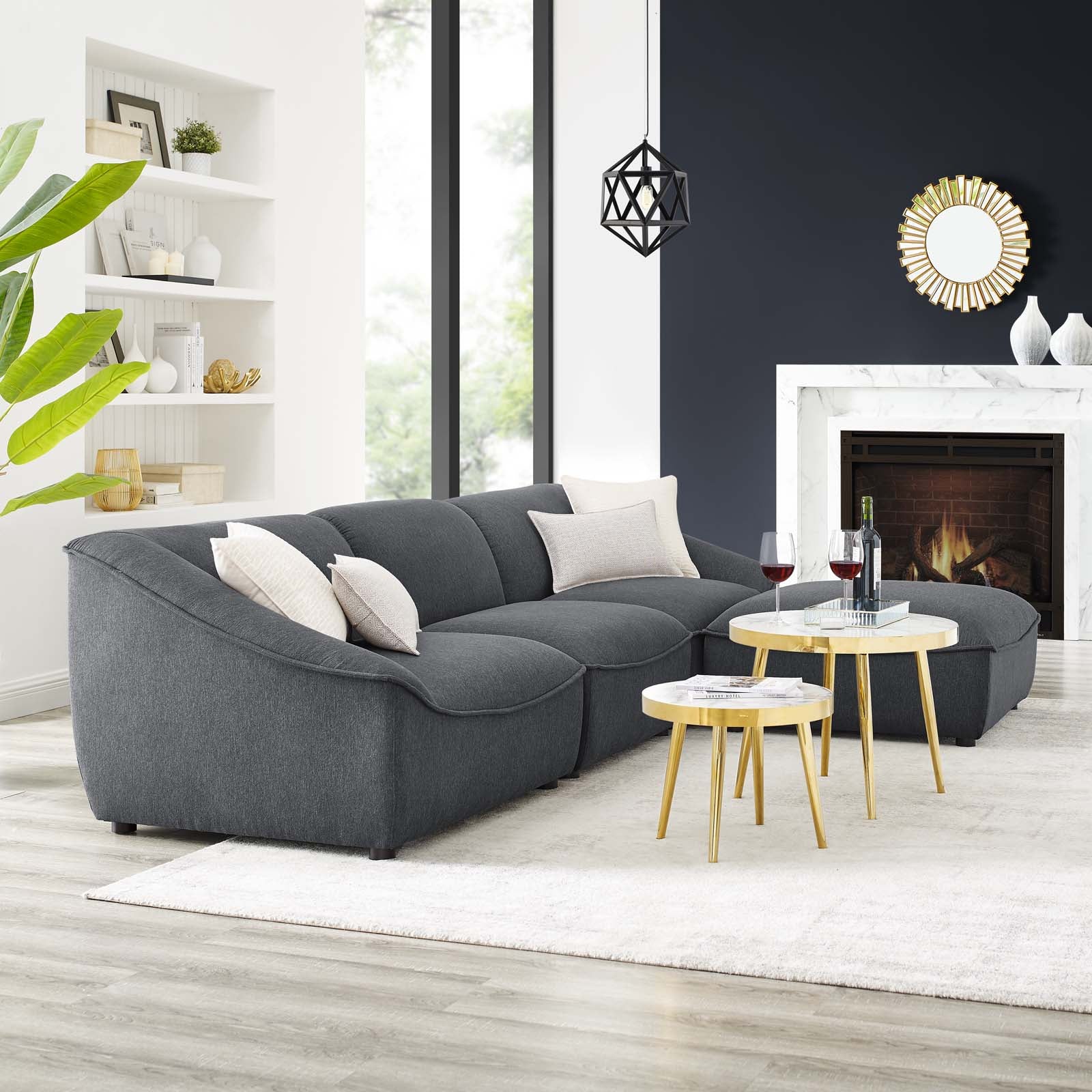 Modway Comprise 4-Piece Living Room Set | Sofas