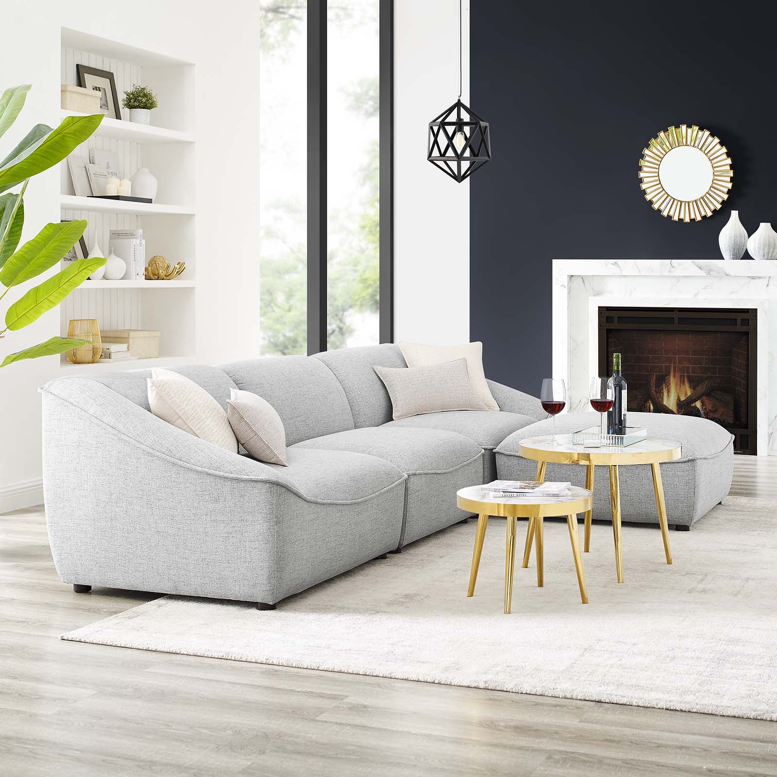 Modway Comprise 4-Piece Living Room Set | Sofas | 