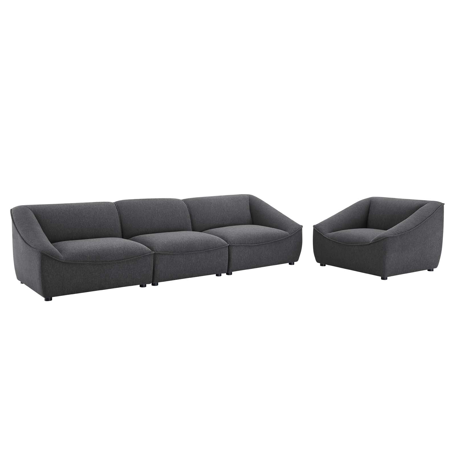 Modway Comprise 4-Piece Living Room Set | Sofas | 