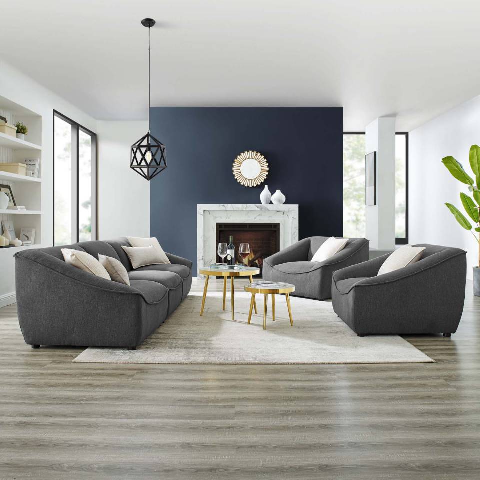 Modway Comprise 5-Piece Living Room Set | Sofas