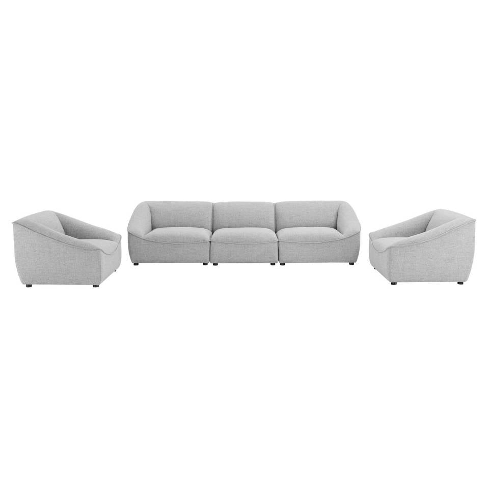 Modway Comprise 5-Piece Living Room Set | Sofas | 