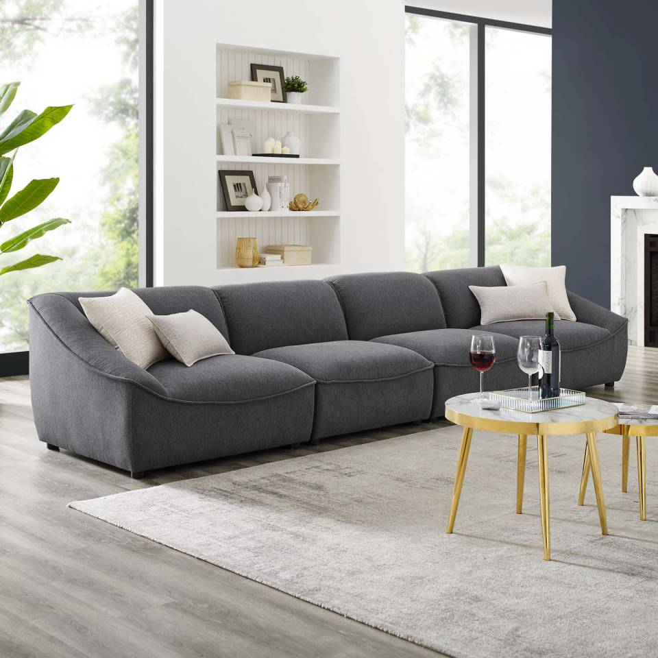 Modway Comprise 4-Piece Sofa | Sofas