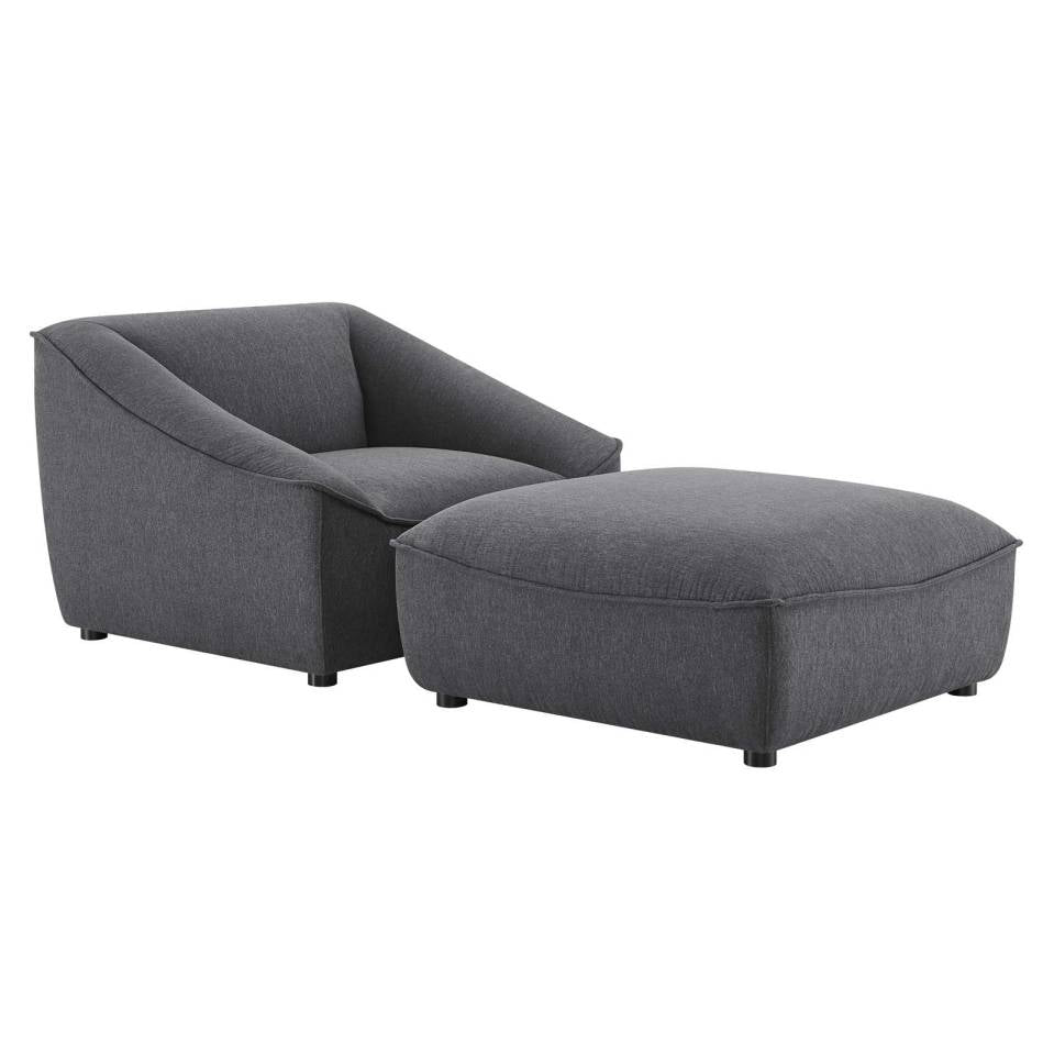 Modway Comprise 2-Piece Living Room Set | Lounge Chairs | 
