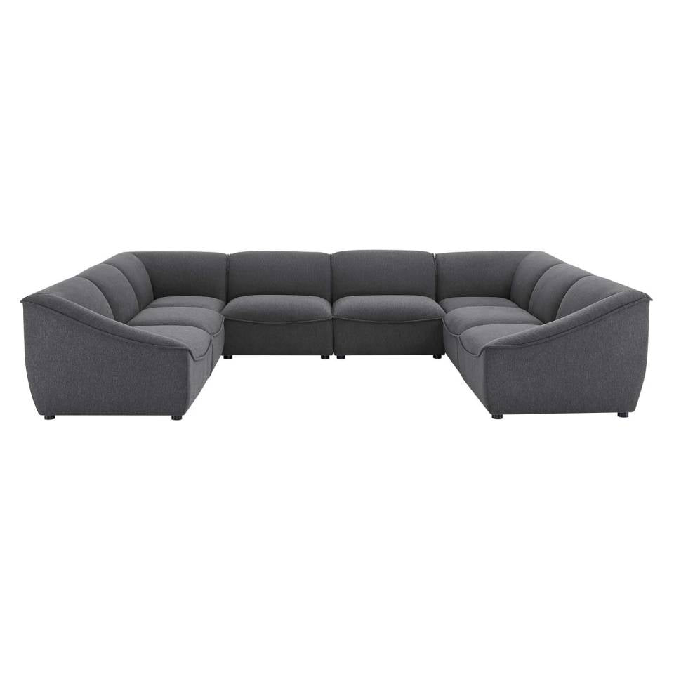 Modway Comprise 8-Piece Sectional Sofa | Outdoor Sofas, Loveseats & Sectionals | 