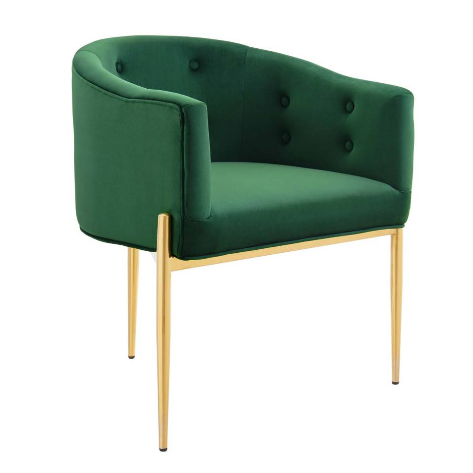 Modway Savour Tufted Performance Velvet Accent Chairs - Set of 2 | Accent Chairs | Modishstore-2