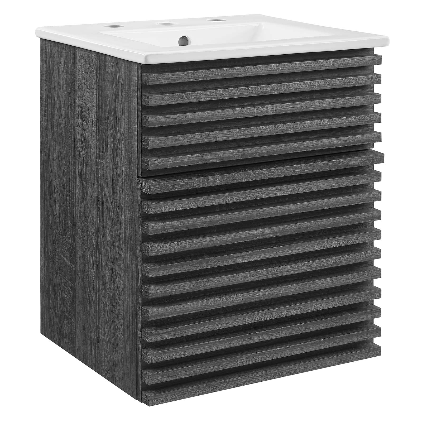 Modway Render 18" Wall-Mount Bathroom Vanity | Bathroom Accessories | Modishstore-10