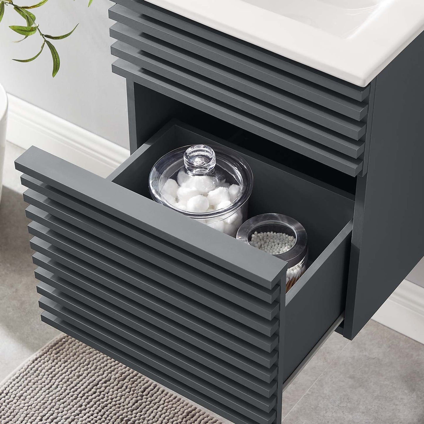 Modway Render 18" Wall-Mount Bathroom Vanity | Bathroom Accessories | Modishstore-14